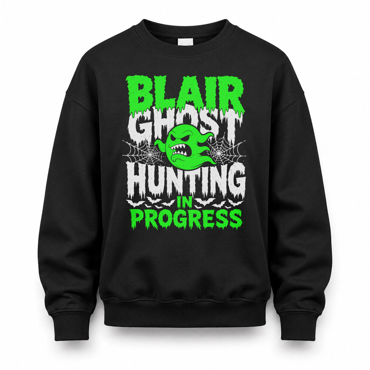BLAIR HW22-K06-109 - NAME Ghost Hunting In Progress Personalized Halloween Shirt