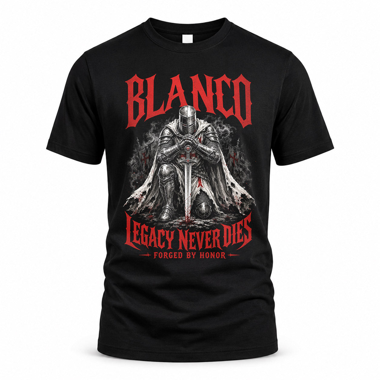 BLANCO HS90-K04-109 - NAME Legacy Never Dies Forged By Honor Personalized Knight
