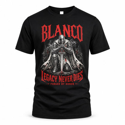 BLANCO HS90-K04-109 - NAME Legacy Never Dies Forged By Honor Personalized Knight