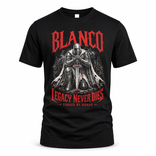 BLANCO HS90-K04-109 - NAME Legacy Never Dies Forged By Honor Personalized Knight