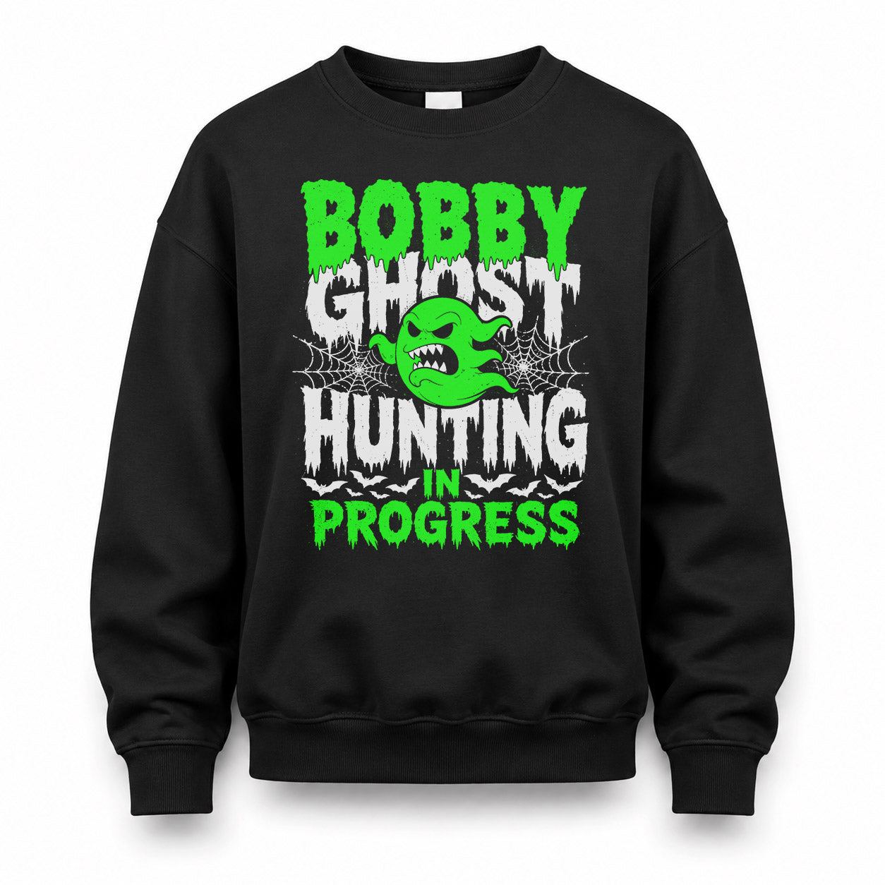 BOBBY HW22-K06-109 - NAME Ghost Hunting In Progress Personalized Halloween Shirt