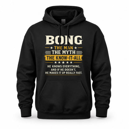 BONG TM90-K04-125 - NAME Legendary Know-It-All Personalized Funny Shirt