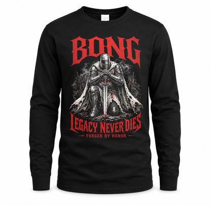 BONG HS90-K04-109 - NAME Legacy Never Dies Forged By Honor Personalized Knight