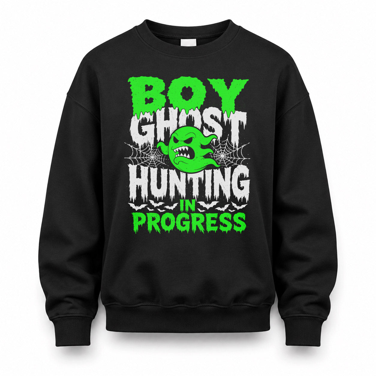 BOY HW22-K06-109 - NAME Ghost Hunting In Progress Personalized Halloween Shirt