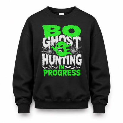 BO HW22-K06-109 - NAME Ghost Hunting In Progress Personalized Halloween Shirt