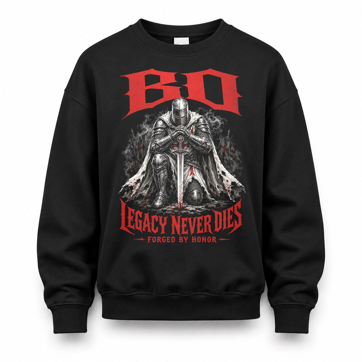 BO HS90-K04-109 - NAME Legacy Never Dies Forged By Honor Personalized Knight