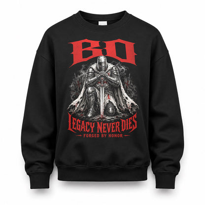 BO HS90-K04-109 - NAME Legacy Never Dies Forged By Honor Personalized Knight
