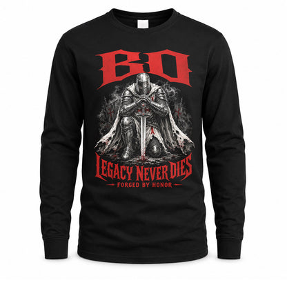 BO HS90-K04-109 - NAME Legacy Never Dies Forged By Honor Personalized Knight