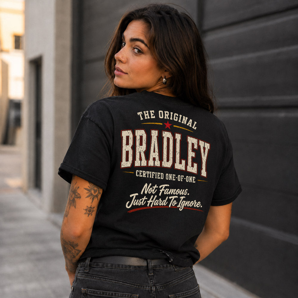 BRADLEY W68-F2-168 – Personalized Original Issue Apparel “The Original NAME Certified One-of-One"