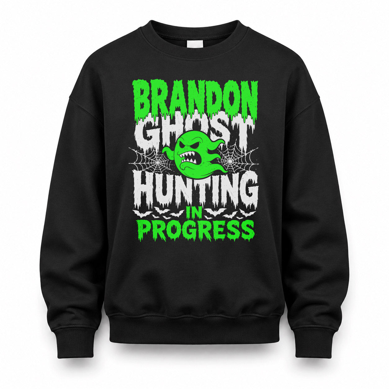 BRANDON HW22-K06-109 - NAME Ghost Hunting In Progress Personalized Halloween Shirt