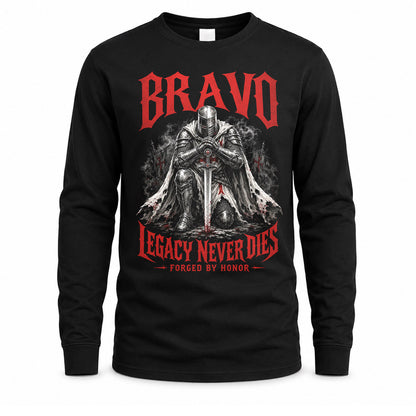 BRAVO HS90-K04-109 - NAME Legacy Never Dies Forged By Honor Personalized Knight