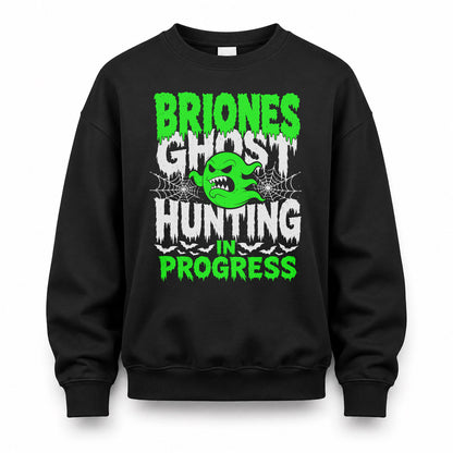 BRIONES HW22-K06-109 - NAME Ghost Hunting In Progress Personalized Halloween Shirt