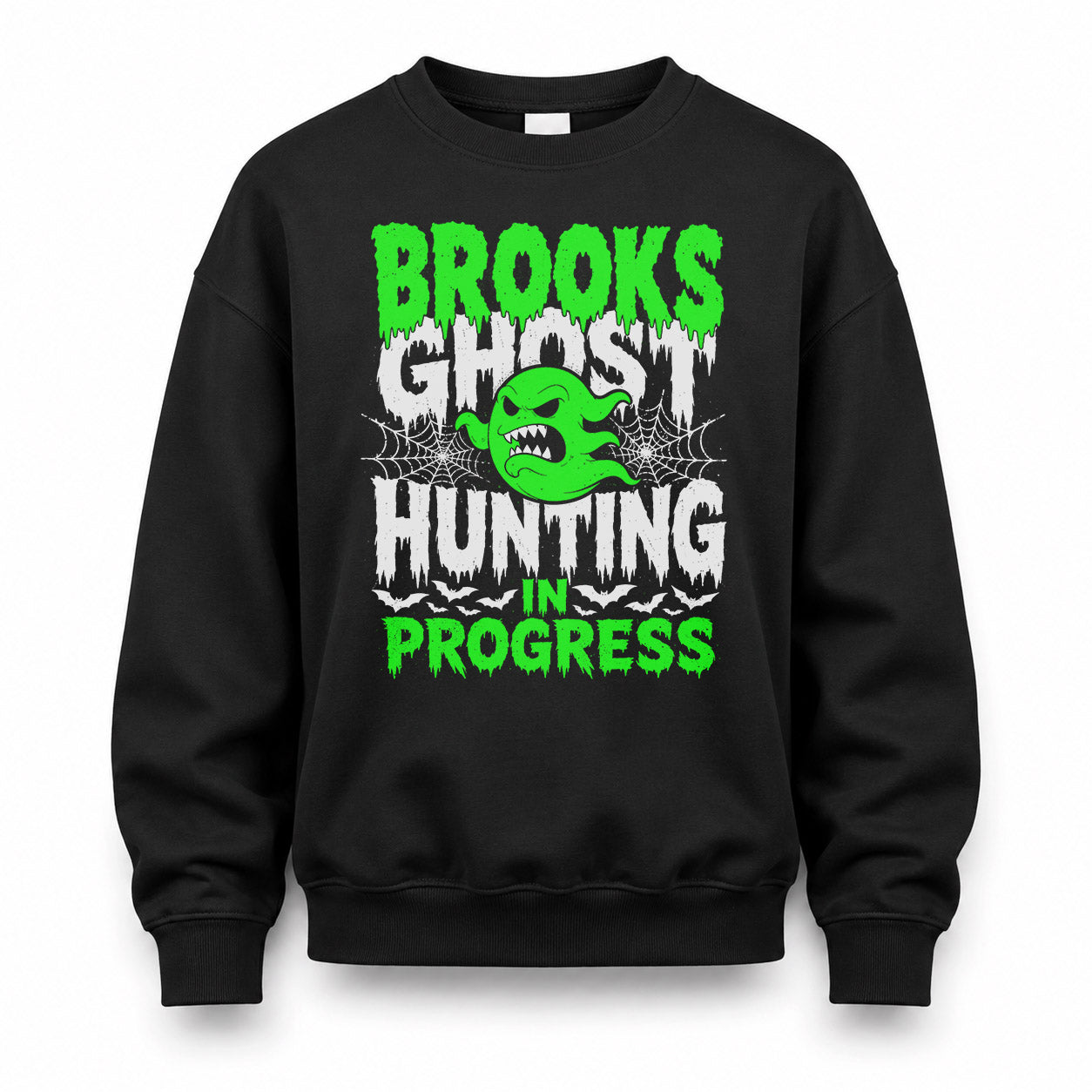 BROOKS HW22-K06-109 - NAME Ghost Hunting In Progress Personalized Halloween Shirt