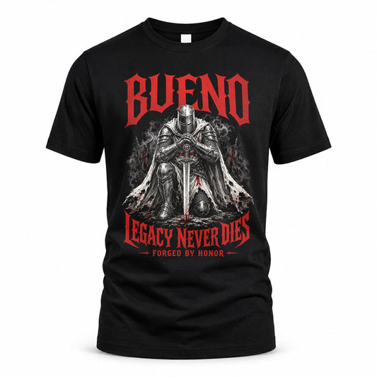 BUENO HS90-K04-109 - NAME Legacy Never Dies Forged By Honor Personalized Knight