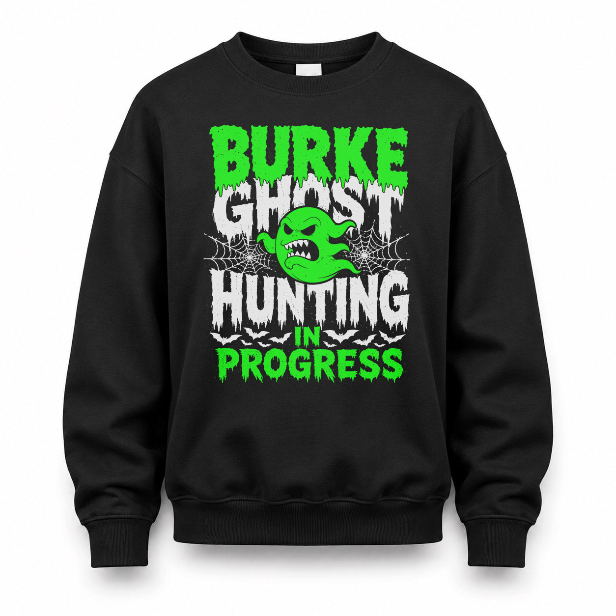 BURKE HW22-K06-109 - NAME Ghost Hunting In Progress Personalized Halloween Shirt