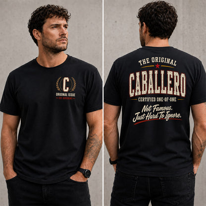 CABALLERO W68-F2-168 – Personalized Original Issue Apparel “The Original NAME Certified One-of-One"