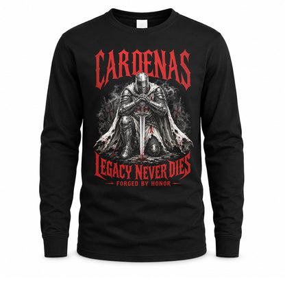 CARDENAS HS90-K04-109 - NAME Legacy Never Dies Forged By Honor Personalized Knight