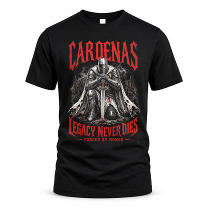 CARDENAS HS90-K04-109 - NAME Legacy Never Dies Forged By Honor Personalized Knight