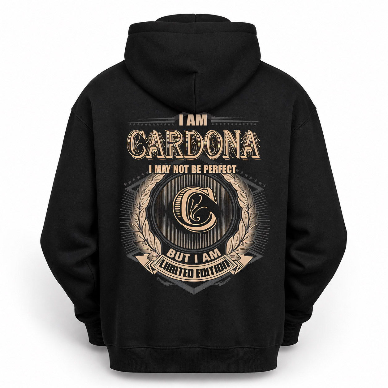 CARDONA PH55-T25-Personalized Name Quote Apparel “I Am NAME May Not Be Perfect But I Am Limited Edition”