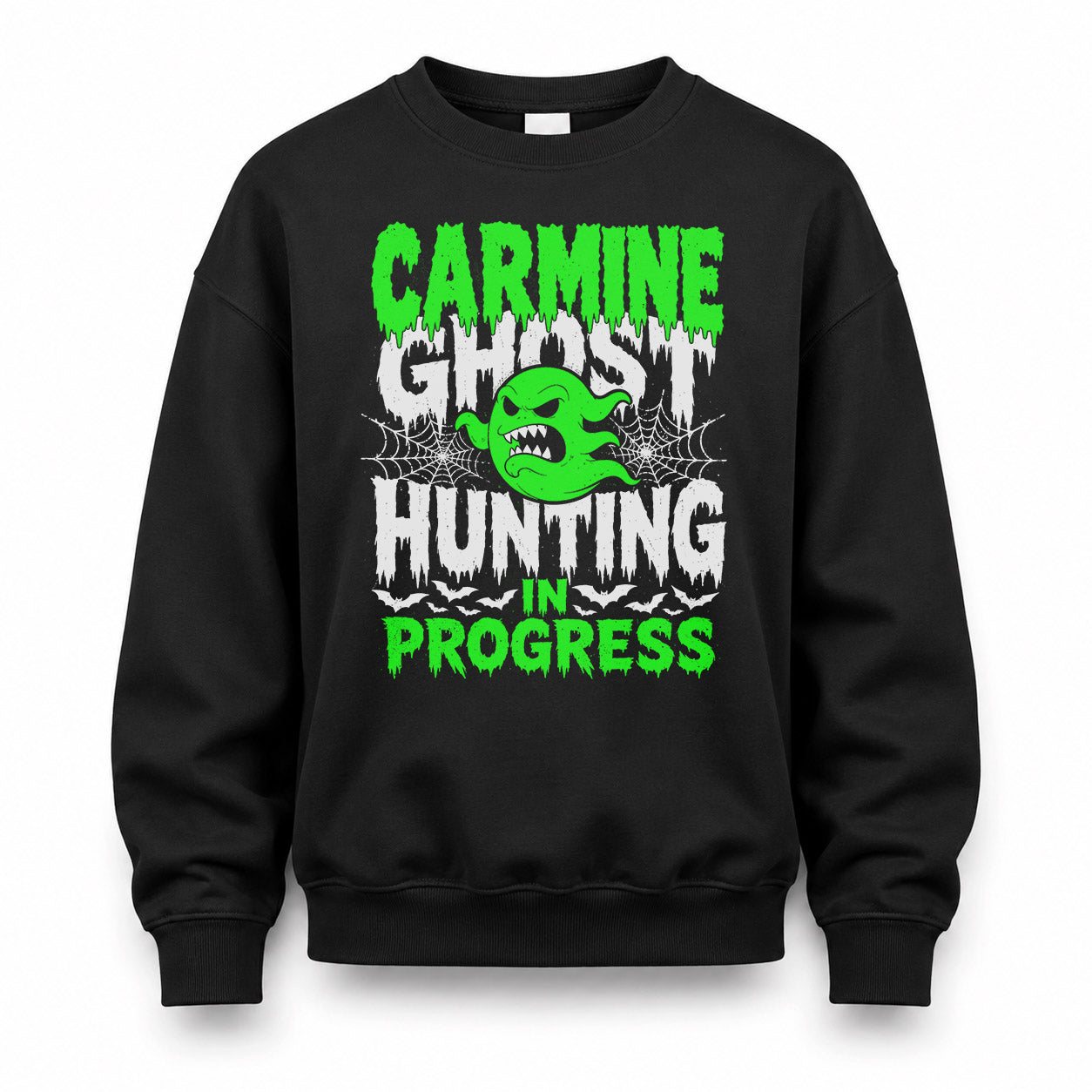 CARMINE HW22-K06-109 - NAME Ghost Hunting In Progress Personalized Halloween Shirt