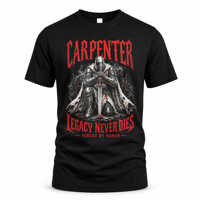 CARPENTER HS90-K04-109 - NAME Legacy Never Dies Forged By Honor Personalized Knight