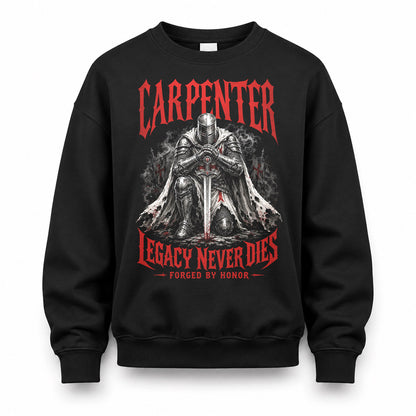 CARPENTER HS90-K04-109 - NAME Legacy Never Dies Forged By Honor Personalized Knight