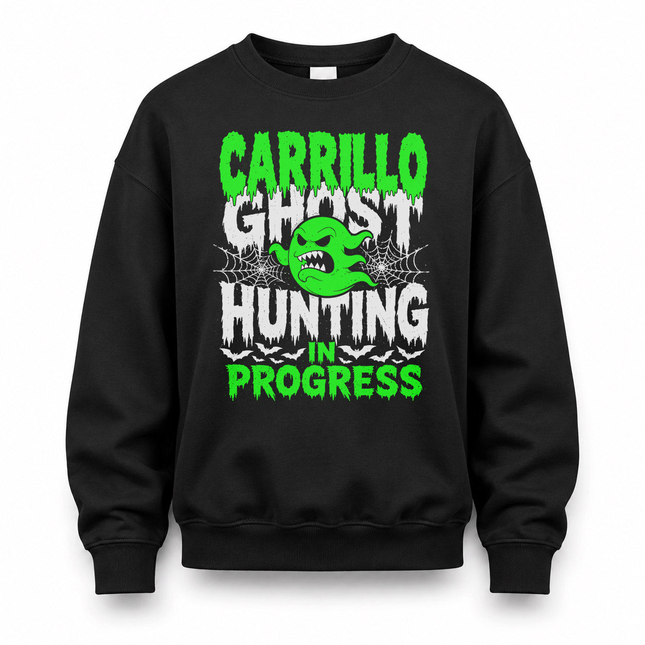 CARRILLO HW22-K06-109 - NAME Ghost Hunting In Progress Personalized Halloween Shirt