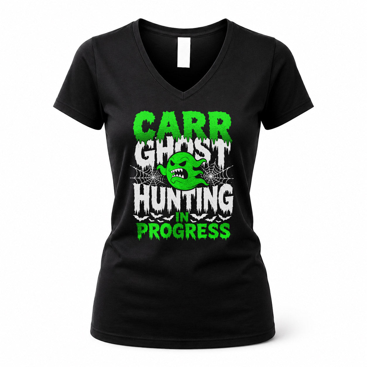 CARR HW22-K06-109 - NAME Ghost Hunting In Progress Personalized Halloween Shirt