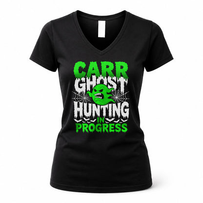 CARR HW22-K06-109 - NAME Ghost Hunting In Progress Personalized Halloween Shirt