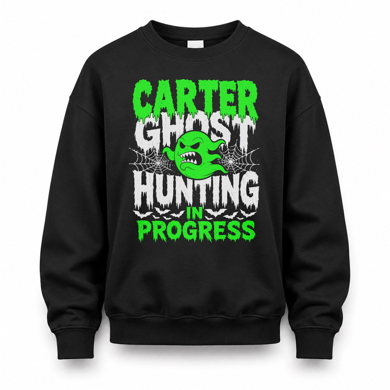 CARTER HW22-K06-109 - NAME Ghost Hunting In Progress Personalized Halloween Shirt