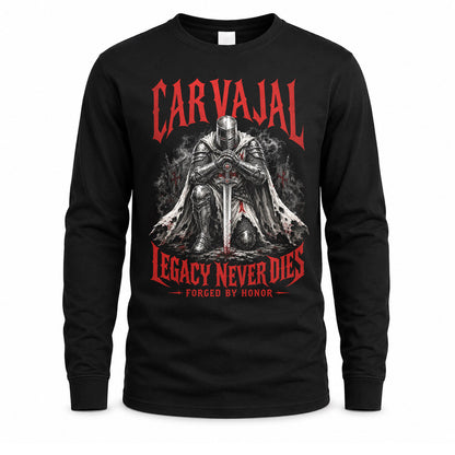 CARVAJAL HS90-K04-109 - NAME Legacy Never Dies Forged By Honor Personalized Knight