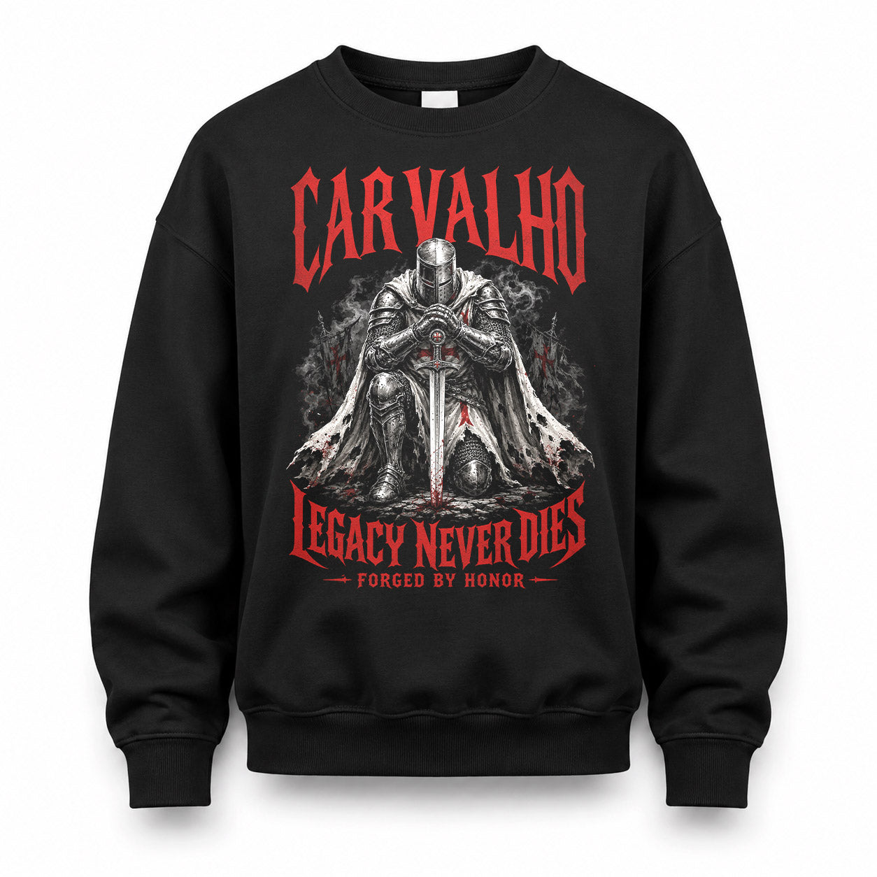 CARVALHO HS90-K04-109 - NAME Legacy Never Dies Forged By Honor Personalized Knight