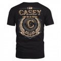 CASEY PH55-T25-Personalized Name Quote Apparel “I Am NAME May Not Be Perfect But I Am Limited Edition”
