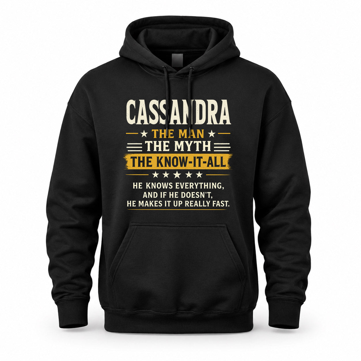 CASSANDRA TM90-K04-125 - NAME Legendary Know-It-All Personalized Funny Shirt