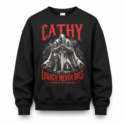 CATHY HS90-K04-109 - NAME Legacy Never Dies Forged By Honor Personalized Knight