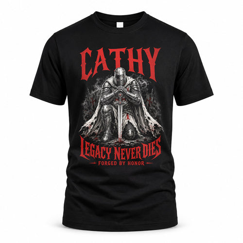 CATHY HS90-K04-109 - NAME Legacy Never Dies Forged By Honor Personalized Knight