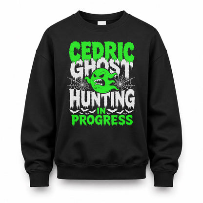 CEDRIC HW22-K06-109 - NAME Ghost Hunting In Progress Personalized Halloween Shirt