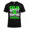 CELIA HW22-K06-109 - NAME Ghost Hunting In Progress Personalized Halloween Shirt