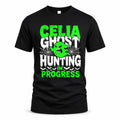 CELIA HW22-K06-109 - NAME Ghost Hunting In Progress Personalized Halloween Shirt