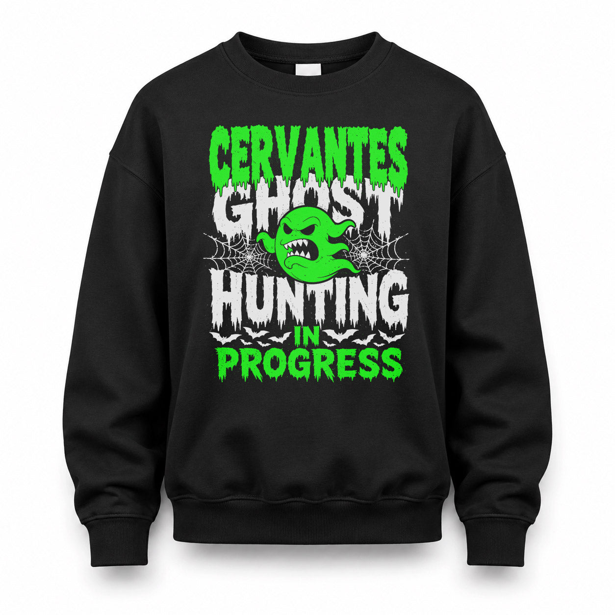 CERVANTES HW22-K06-109 - NAME Ghost Hunting In Progress Personalized Halloween Shirt