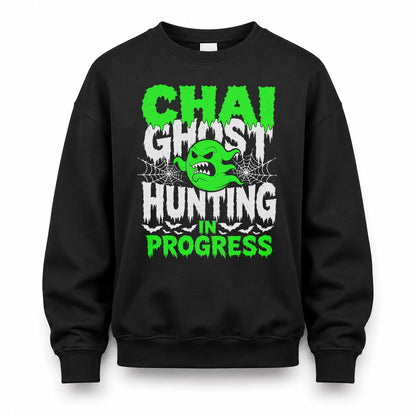 CHAI HW22-K06-109 - NAME Ghost Hunting In Progress Personalized Halloween Shirt