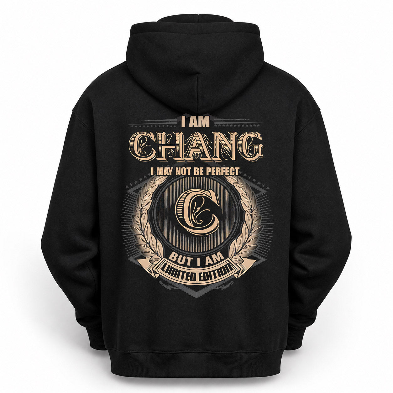 CHANG PH55-T25-Personalized Name Quote Apparel “I Am NAME May Not Be Perfect But I Am Limited Edition”