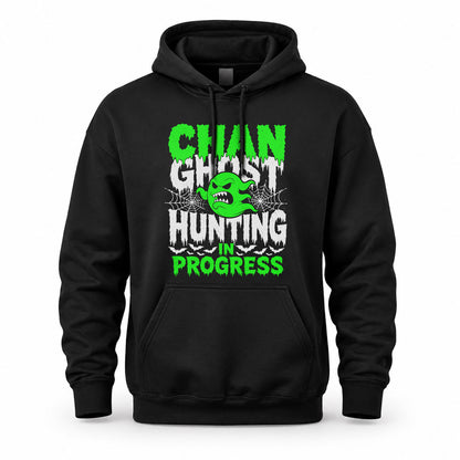 CHAN HW22-K06-109 - NAME Ghost Hunting In Progress Personalized Halloween Shirt