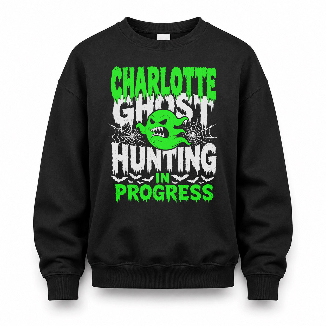 CHARLOTTE HW22-K06-109 - NAME Ghost Hunting In Progress Personalized Halloween Shirt