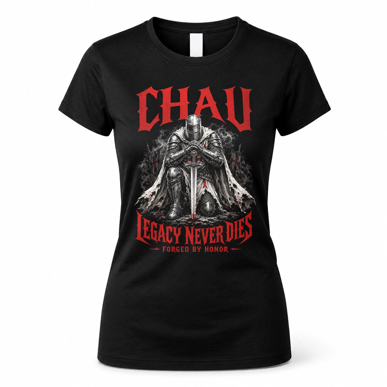 CHAU HS90-K04-109 - NAME Legacy Never Dies Forged By Honor Personalized Knight