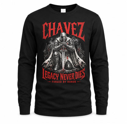 CHAVEZ HS90-K04-109 - NAME Legacy Never Dies Forged By Honor Personalized Knight