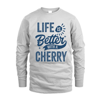 CHERRY HH88-K2–Personalized Name Quote T-Shirt Life Is Better With Unisex Gift