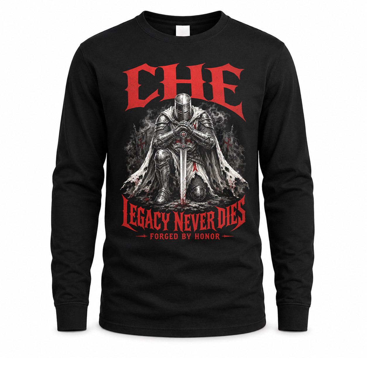 CHE HS90-K04-109 - NAME Legacy Never Dies Forged By Honor Personalized Knight