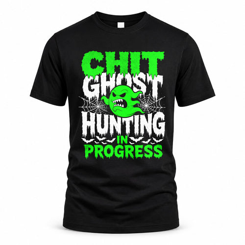 CHIT HW22-K06-109 - NAME Ghost Hunting In Progress Personalized Halloween Shirt