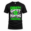 CHRISTY HW22-K06-109 - NAME Ghost Hunting In Progress Personalized Halloween Shirt